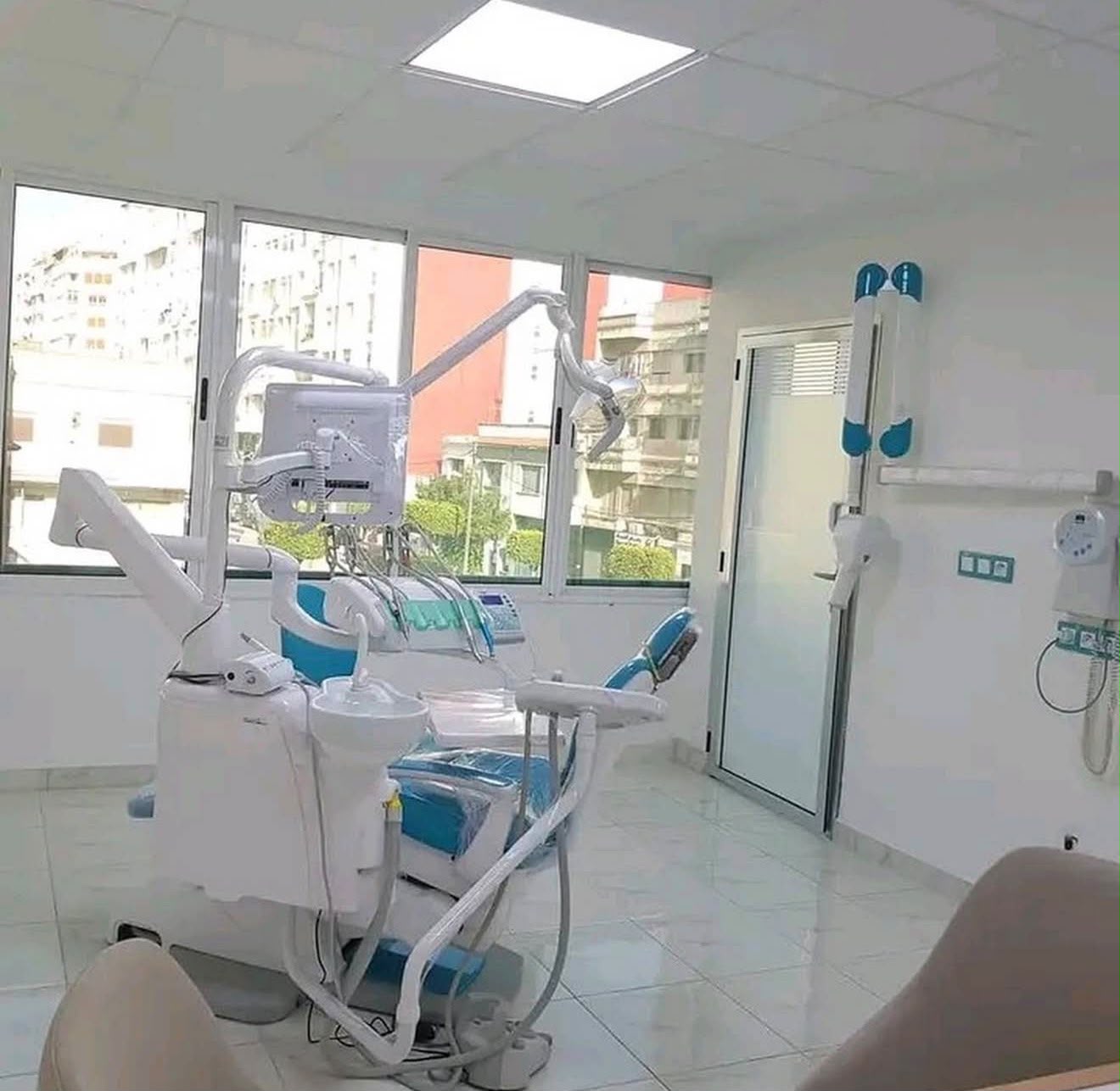 Salle de soins avec vue sur Tanger